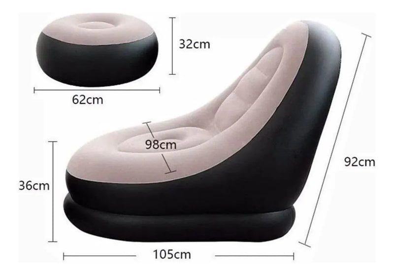 🛋️ Poltrona Inflable Premium – Transforma tu hogar con estilo [¡PAGA SOLO AL RECIBIR! 🔥]